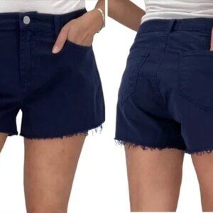 L'AGENCE Ryland High Rise Short Navy Blue NWT 26